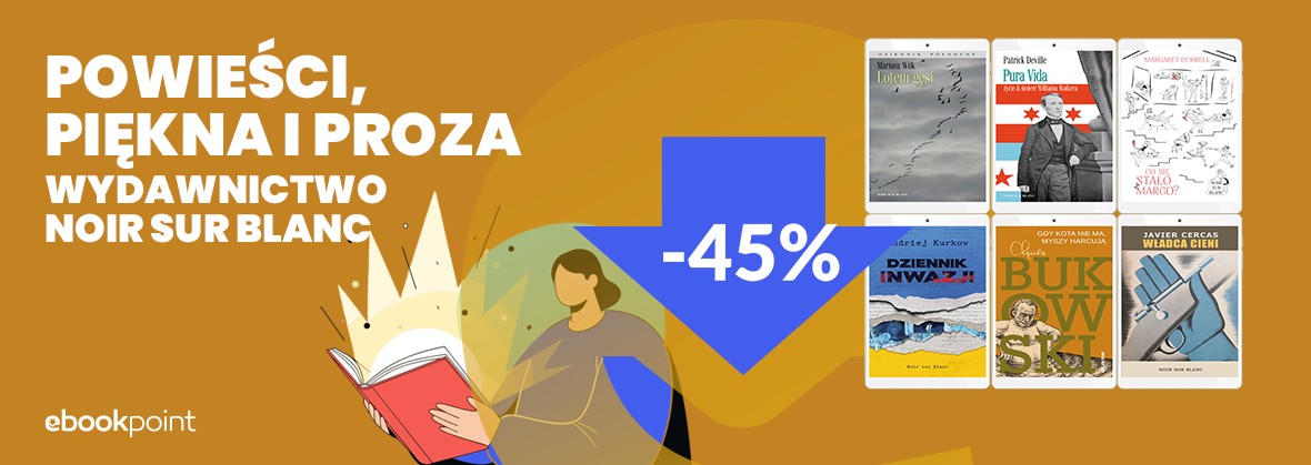 Grafika promocji - Powieści, piękna i proza -45%